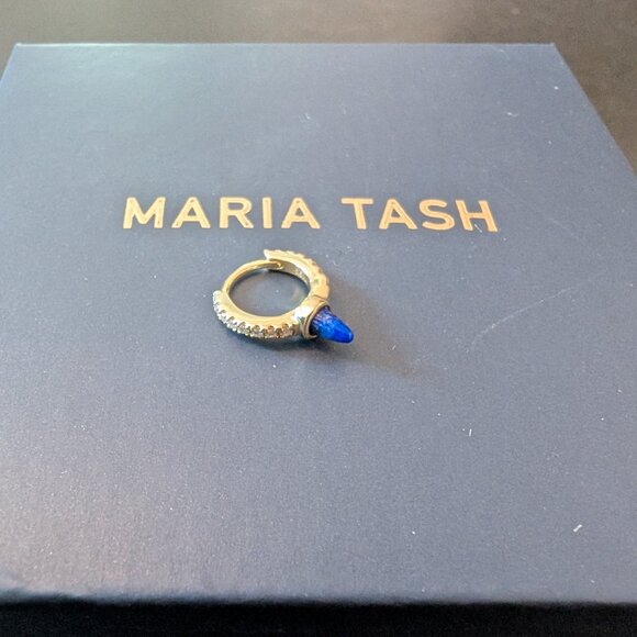 **Brand New** Maria Tash Lapis Single Short Spike Diamond Eternity Hoop … - Picture 3 of 7